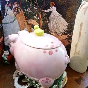 COOKS CLUB 🐖 🐷 🐽 PINK 🍪 Jar NEW! 🍪 Rare Collectors Item.🍪 😋